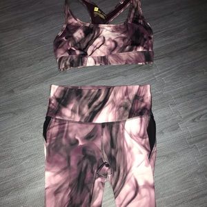 matching sports bra and leggings